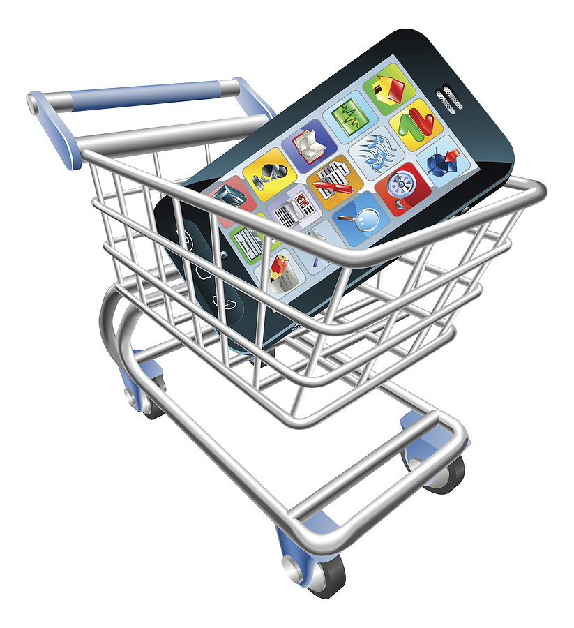 Smartphone Shopping Cart